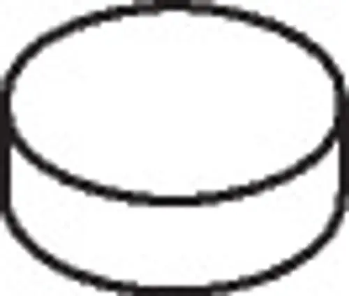 Zweiseitiger, runder Zugknopf in Chrom für Armaturen, mit AXOR-Branding, geeignet für die Montage an Wannenarmaturen.